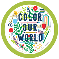 Color Our World Badge Badge