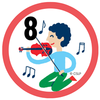 Kids Reading Badge 8 Badge