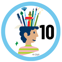 Kids Reading Badge 10 Badge